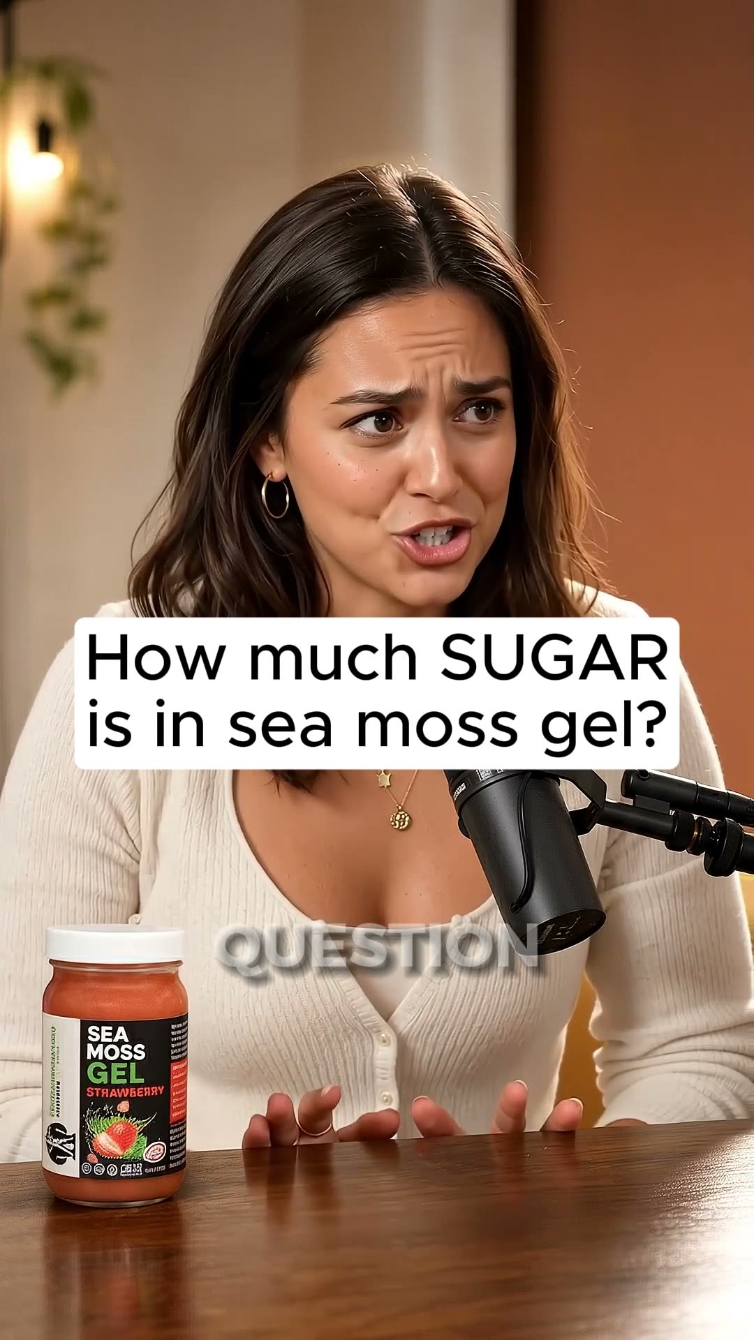 Sea moss gel, sugar-content question